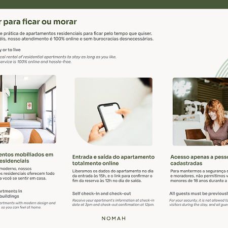 Nomah - Aptos Por Temporada No Anhembi São Paulo Exteriör bild