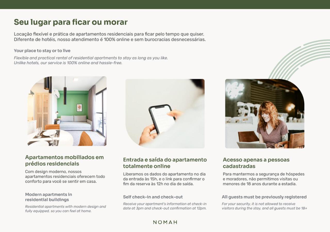 Nomah - Aptos Por Temporada No Anhembi São Paulo Exteriör bild